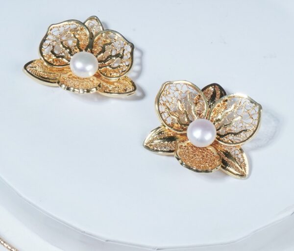 Aretes Cattleya #1